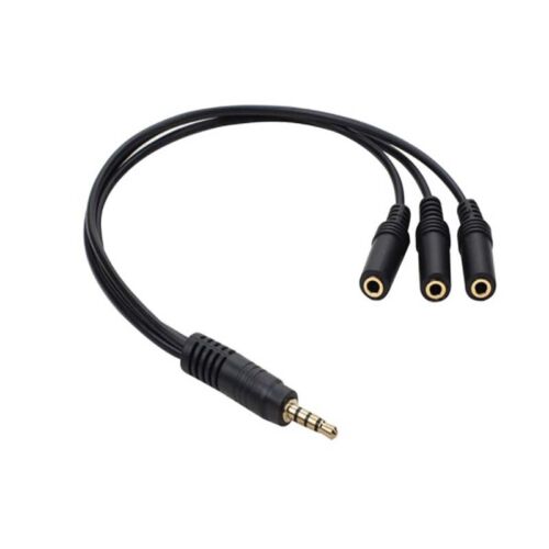 Aux Multi Headphone Earphone Audio Splitter Adapter 3.5mm Jack HUB Spliter Ca&&k - Picture 3 of 7