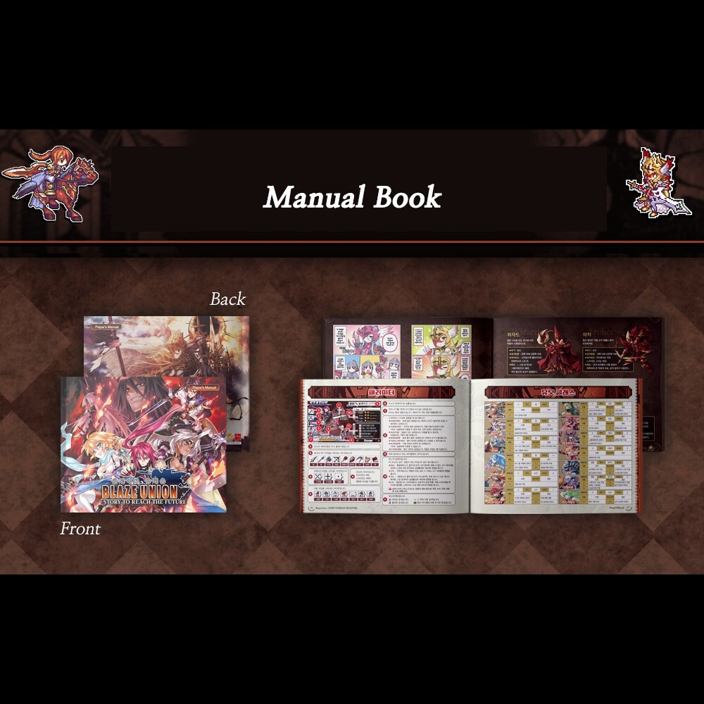 Switch Blaze Union + Knights in the Nightmare & Manual - Korean