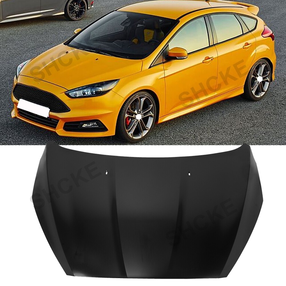 Hood For 2015 2016 2017 2018 Ford Focus Primed Steel Factory Style