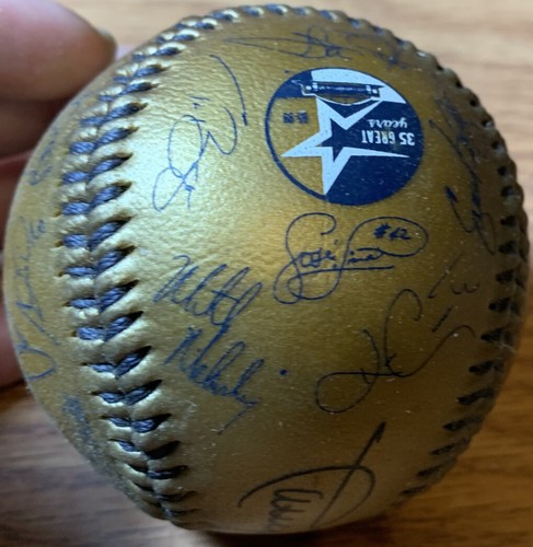 Houston Astros 35 Years 1999 Kroger Gold Baseball Set Case Team Sign - 第 2/5 張圖片