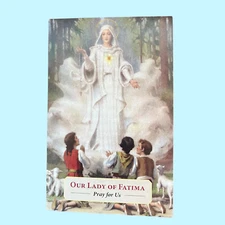 Our Lady of Fatima Prayer Card with the Fatima Prayers