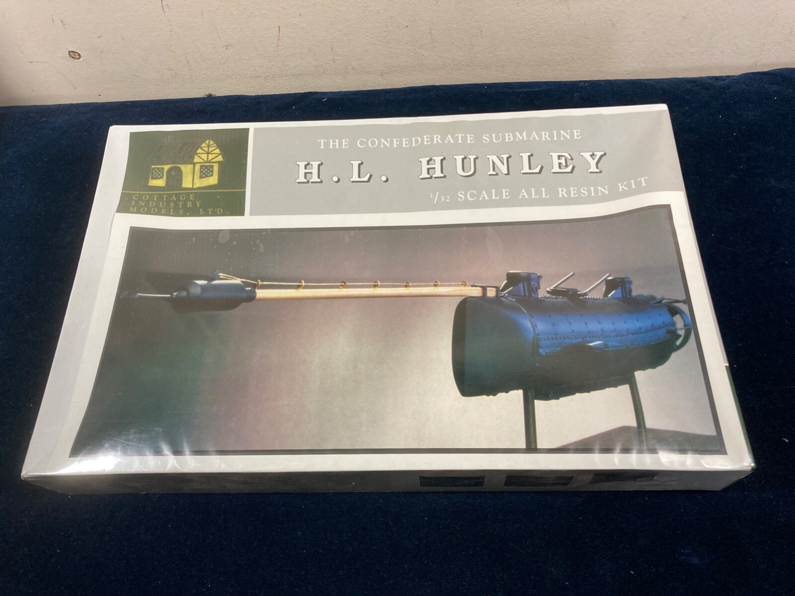 RARE H.L. HUNLEY 1 /32 SCALE MODEL KIT COTTAGE INDUSTRY MODELS NEVER OPENED eBay