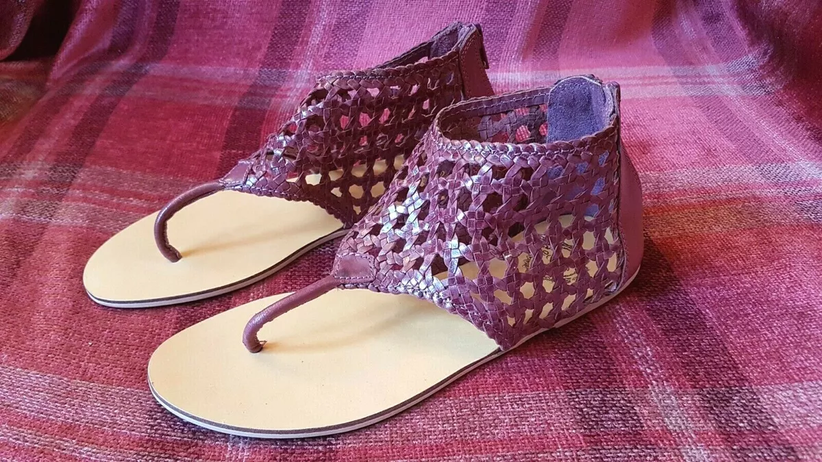 Purple cheap gladiator sandals