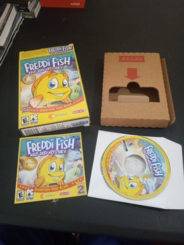 BIG BOX Freddi Fish Kelp Seed Target PC Cd-rom Humongous Free Shipping ...