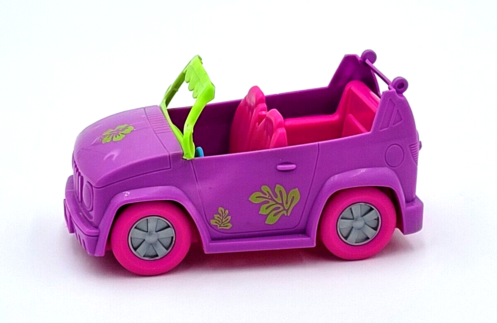 2012 Mattel Polly Pocket Purple Drive N' Slide Car
