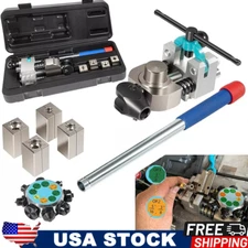 Professional Brake Line Flaring Tool 45 Degree Set Single Bubble Double Flares