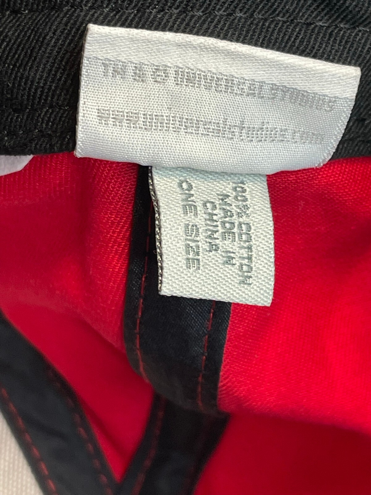 Universal Studios hat cap snap back 7" red white - image 7