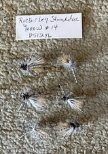 6 Solitude Fly Company Rubber Leg Stimulator Yellow #14 Flies