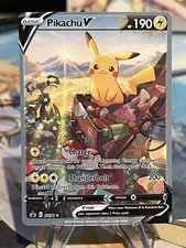 Pokemon Pikachu V promo rare Waifu Doujin  ACG DIY Full Art Card New