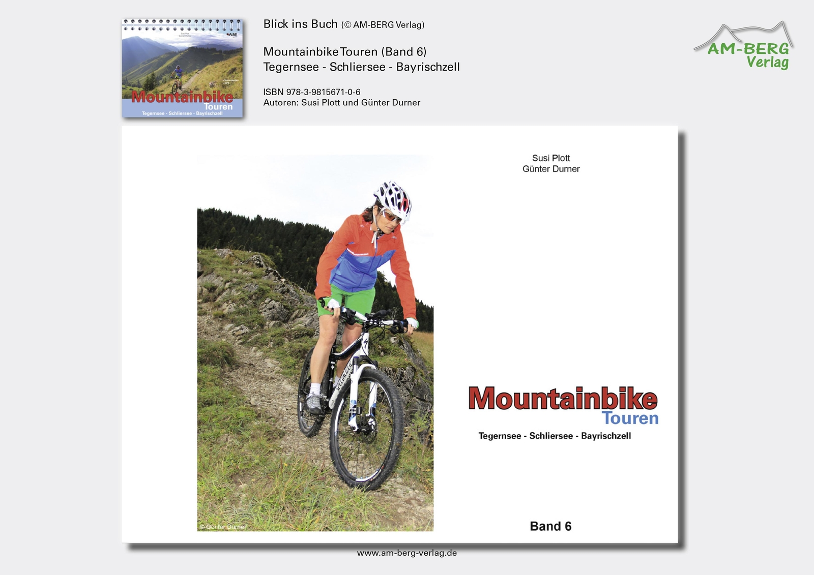 Thumbnail - Mountainbike Touren Tegernsee - Schliersee - Bayrischzell Susi Plott