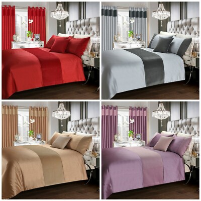 Samt Gesteppt Bettdecke Quilt Cover Bettwäsche Set Vorhänge Single Double King Grau