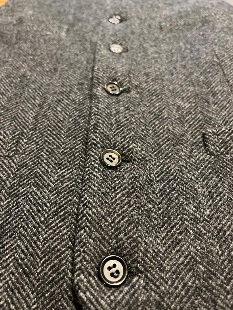 The Real McCoy's CASHMERE VEST Gray Size 40 Used From Japan