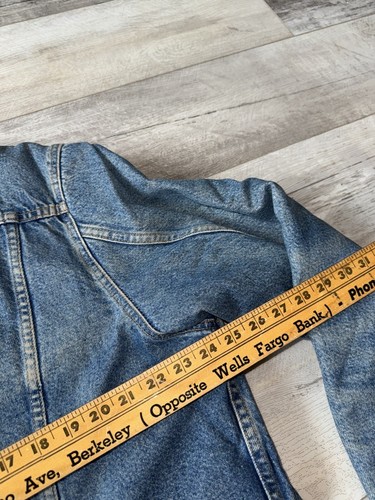 Levi's Denim Trucker Jacket Mens 48 Blanket Lined 71506-0316 Vintage 80's-90's - Picture 11 of 16