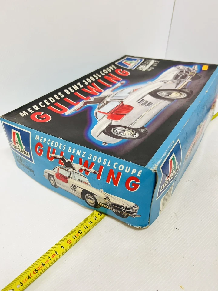 GULLWING MERCEDES 300SL COUPE’ KIT DI MONTAGGIO ITALERI 1:16 COD 612 RARE!!! - Immagine 2 di 4