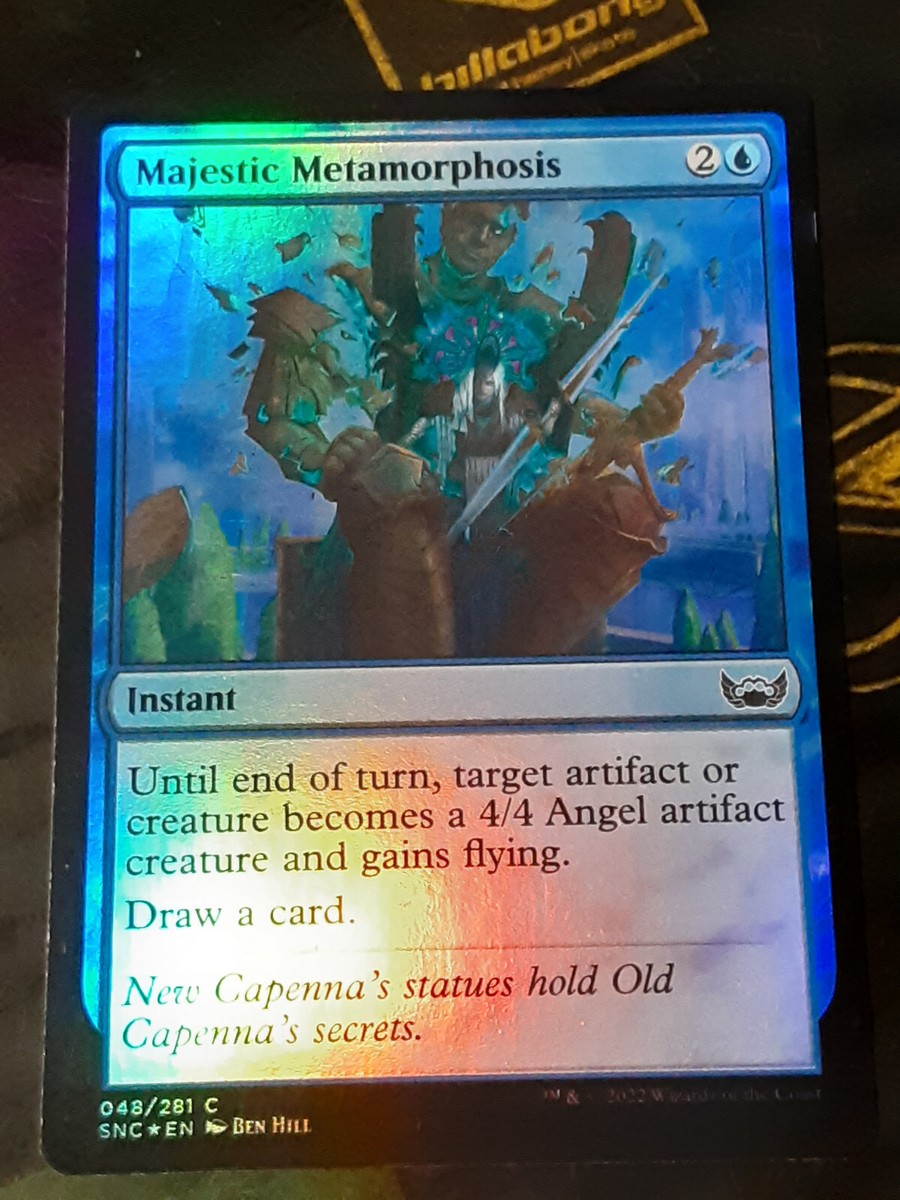 Majestic Metamorphosis FOIL , Streets of New Capenna , NM ,MTG