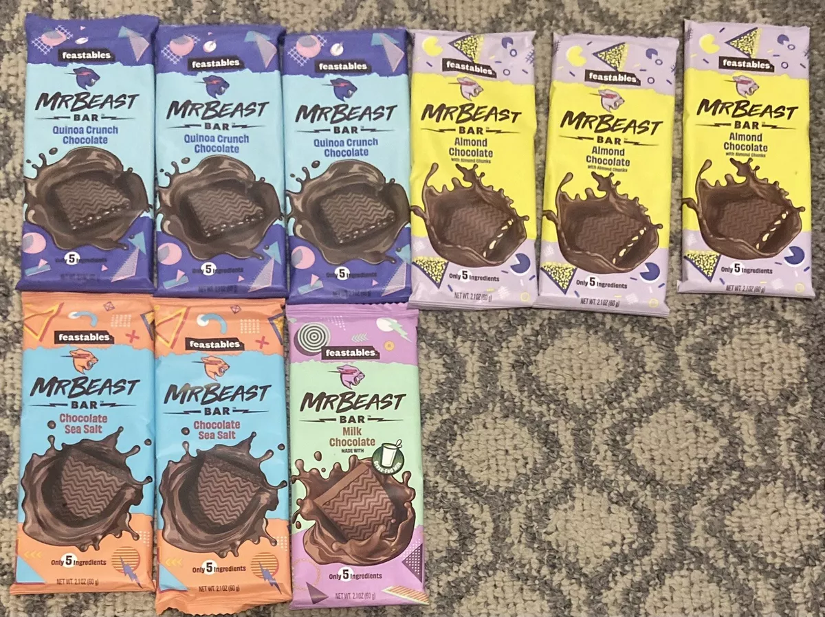 Feastables MrBeast Chocolate Bars – Made With  