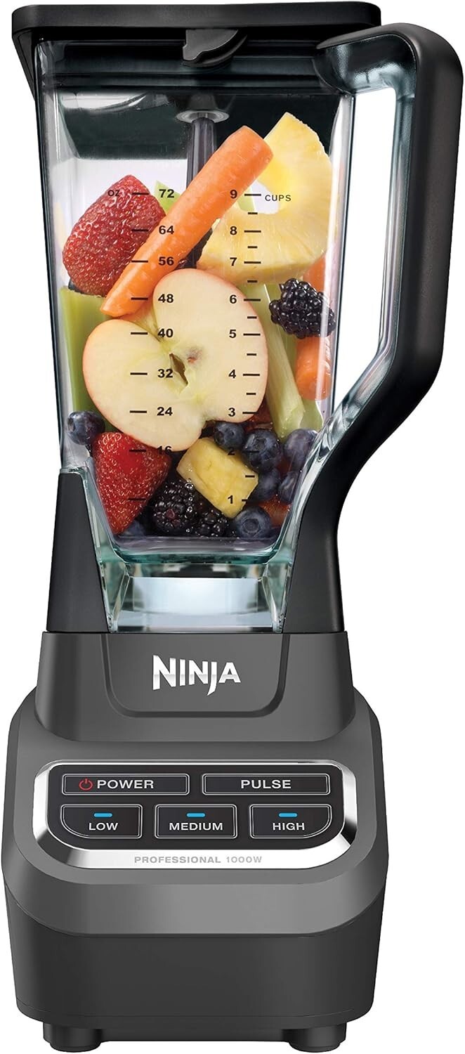 Ninja BL610 Professional 72oz 1000W Countertop Blender with Total Crushing Technology-image