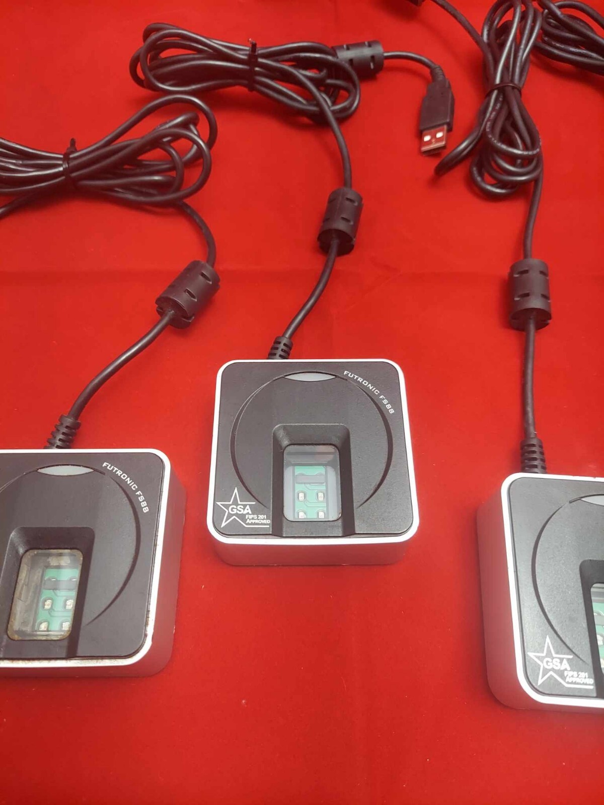 *Lot Of 4* Futronic FS88H FIPS201/PIV USB 2 Fingerprint Scanner