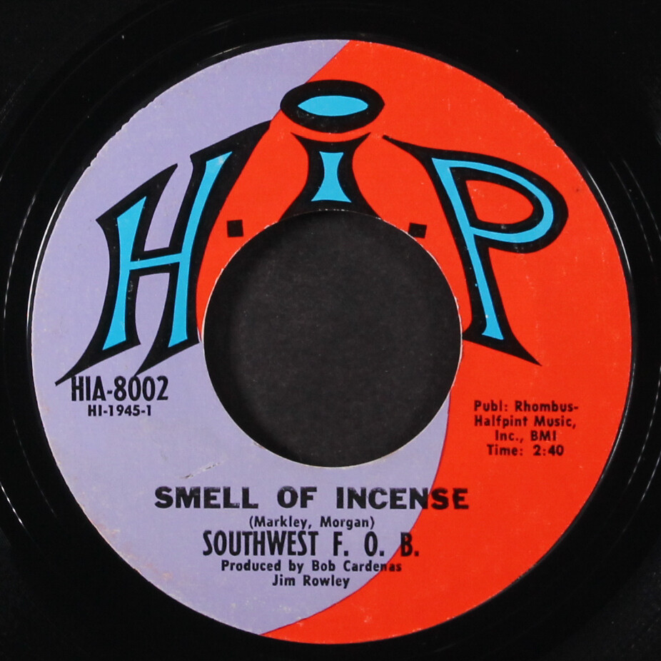 SOUTHWEST F.O.B.: smell of incense / green skies HIP 7