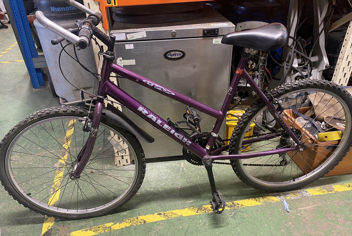 Raleigh Max Ladies Mountain Bike Shimano 15 Gears Womens Purple