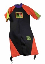 Vtg Heat Zone Wetsuit Size 02 See Measurements Swimwear Multicolor Water Sports