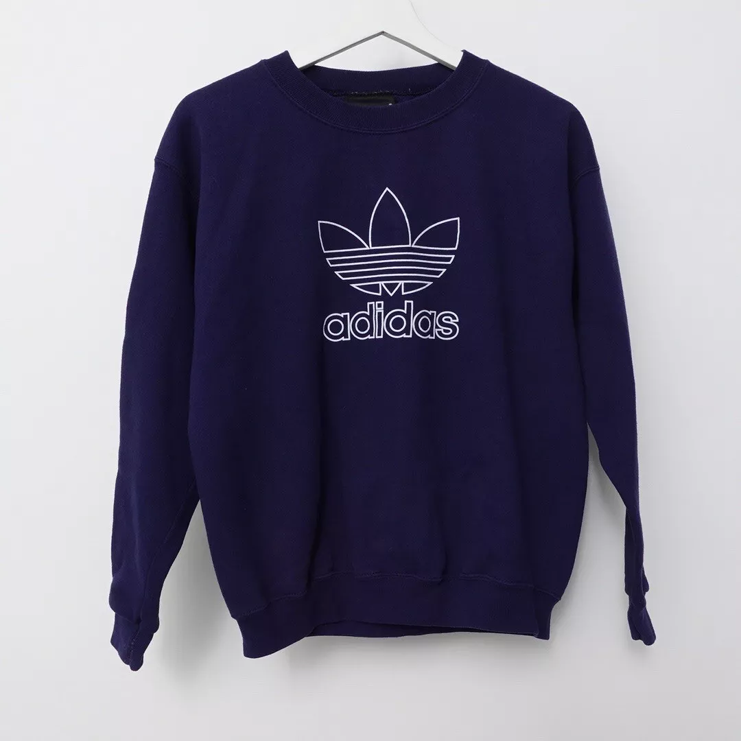 Navy clearance adidas sweatshirt