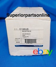 *NEW* THOMAS & BETTS 3114W-45 30 Amp 4 Pole 4 Wire 480VAC 45 Degree Receptacle