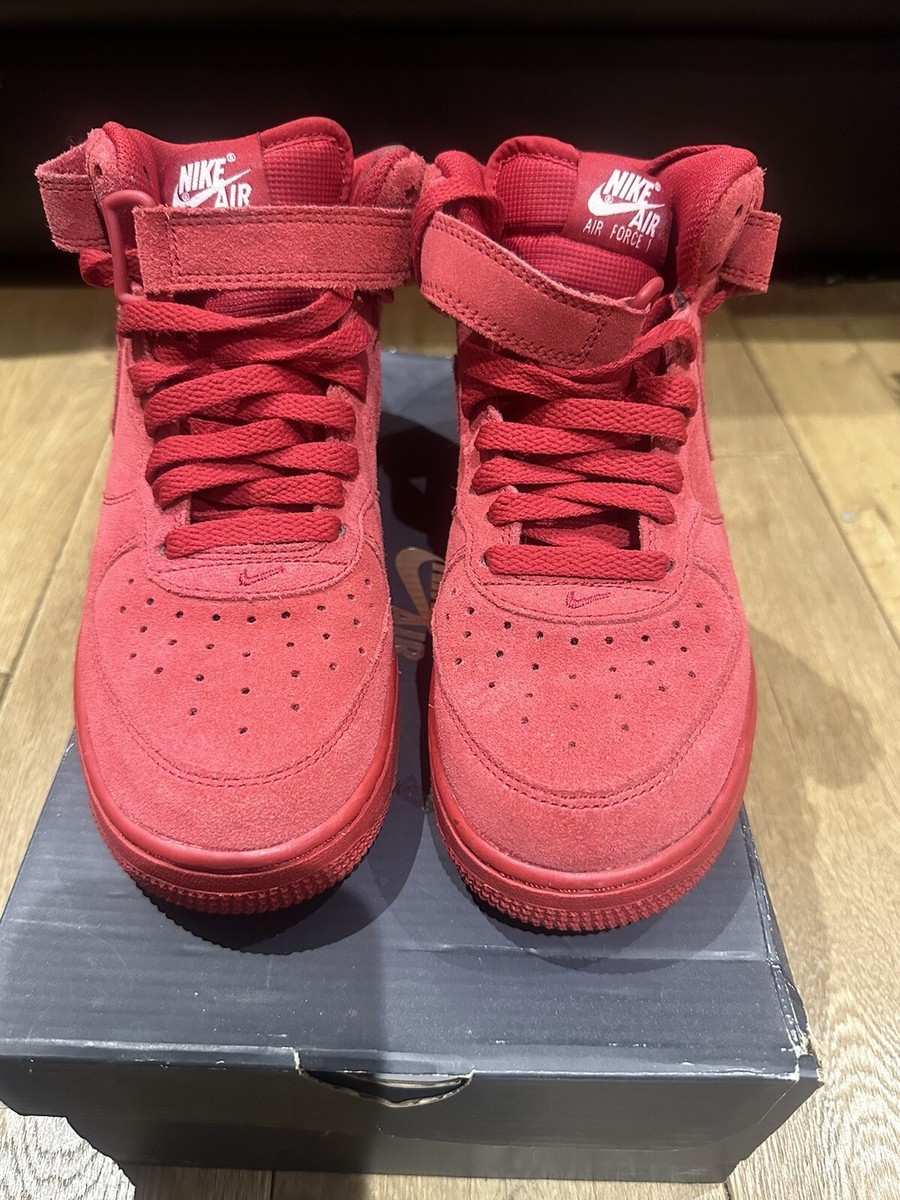 Nike Air Force Mid Suede Red October uk EU UK