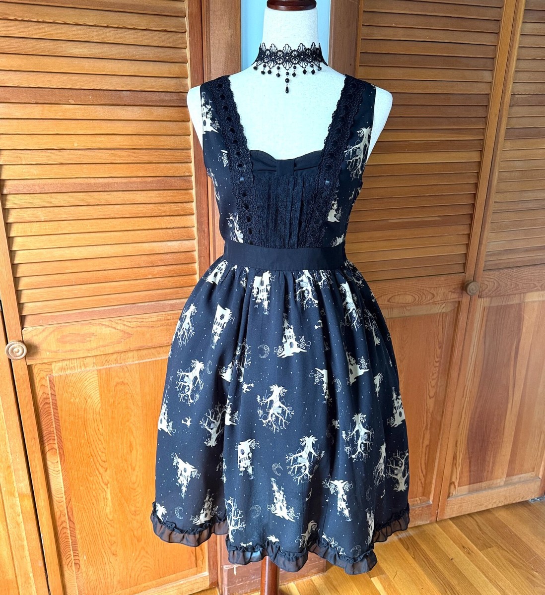 Axes Femme J-fashion Jirai Lolita Dolly EGL Himekaji Black Castle