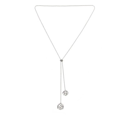 Herkimer Mines ''Diamond'' Quartz ''Capture My Dreams'' Adjustable Necklace. 32''