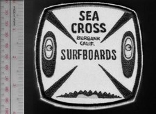 Surfing USA Sea Cross Surboards Burbank, California Patch NO TARIFF
