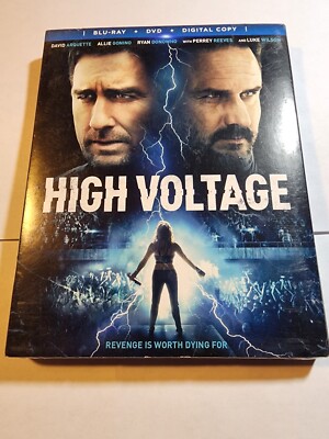 High Voltage ( Blu-Ray+DVD+Digital, 2018, WS) Slip Cover -Factory Sealed D20