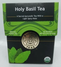 Buddha Teas Certified Organic Holy Basil Tea 18 Tea Bags
