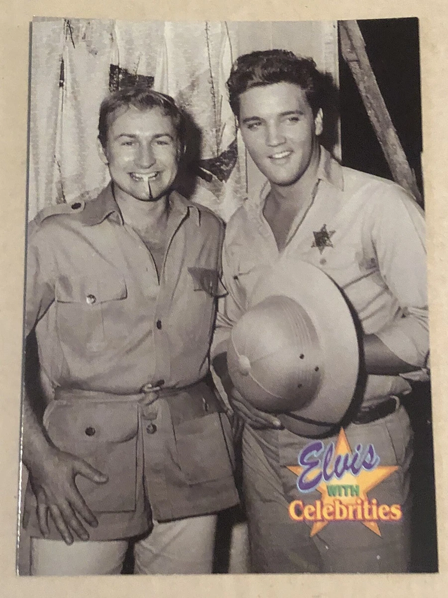Elvis Presley Collection Trading Card Number 314 Elvis With Celebs Nick  Adams | eBay