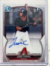 2023 Bowman Chrome JUAN CORNIEL 1st Prospect Autograph Auto #CPA-JCL Dbacks