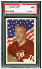 1963-64 Parkhurst Alex Faulkner #42 Rc Rookie PSA 9 MINT RARE