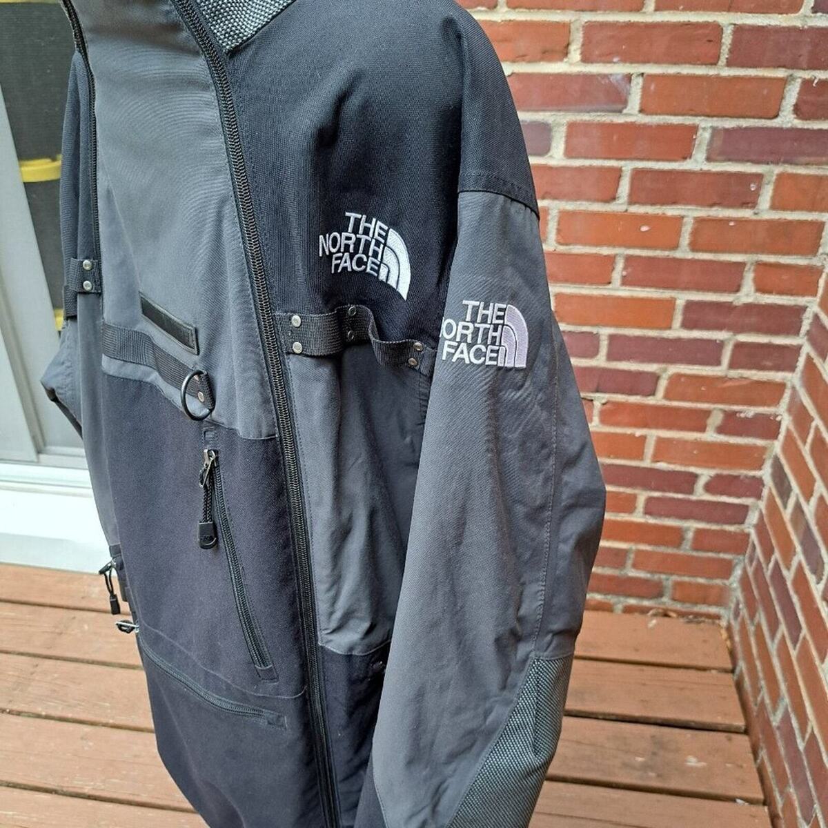 North Face Mens Black/Gray Vintage Steep Tech Jacket Size North Face Mens Black/Gray Vintage Steep Tech Jacket Size