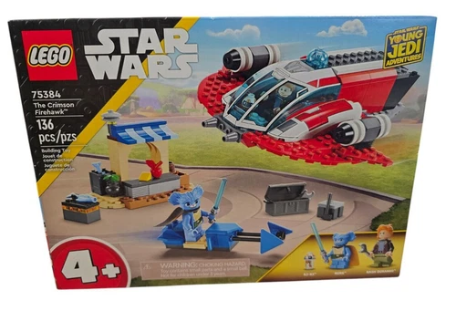 LEGO Star Wars: Young Jedi Adventures The Crimson Firehawk Set 75384, New