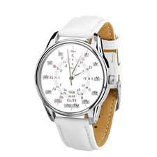 Circle of Fifths Watch, Music Theory Art, Unique Gift for Musicians