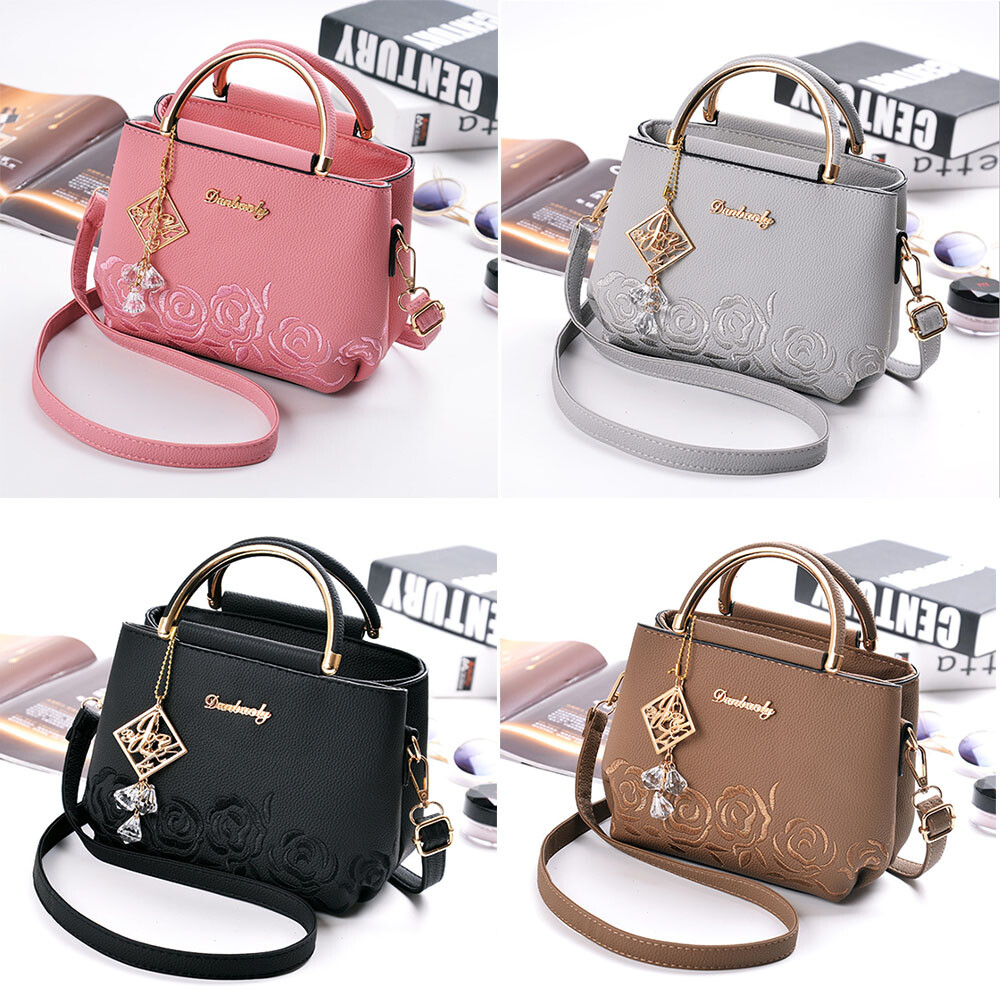 Women Lady Shoulder Bag Faux Leather Crossbody Messenger Handbags Tote Purse