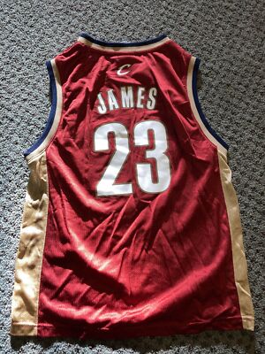 Cleveland Cavs Jersey Lebron James 23 Cavaliers Size Youth Medium 10 