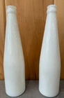 2 Vintage Milk Glass Soda Bottles 1 Marked Country Club Co