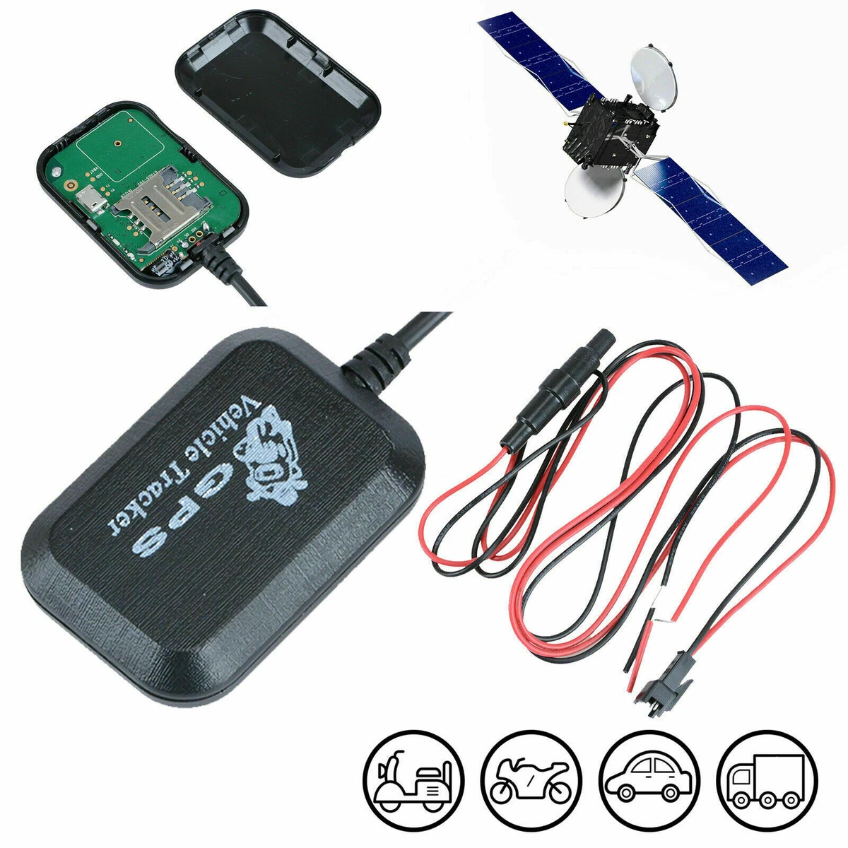 12 36V GSM GPRS GPS Tracker Real Time Vehicle Car Truck Tracking Device Locator