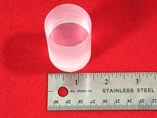 Bicron BC412 Round Scintillator Plastic for 1-1/2 inch PMT detectors 1.4"X2.25"