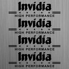 Invidia HIGH PERFORMANCE sticker decal car set 4 Pieces