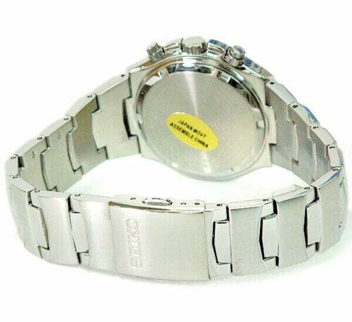 Seiko Chronograph 100m Tachymeter Men's Watch SNN017P1 | eBay
