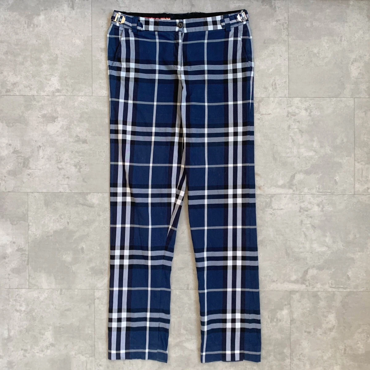 Vintage BURBERRY Pants Check eBay