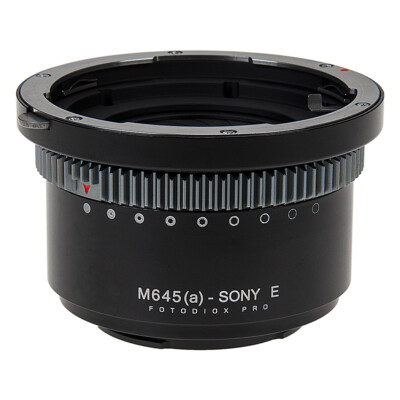 Fotodiox PRO IRIS Lens Adapter Mamiya 645 AF Lens to Sony E-Mount Camera