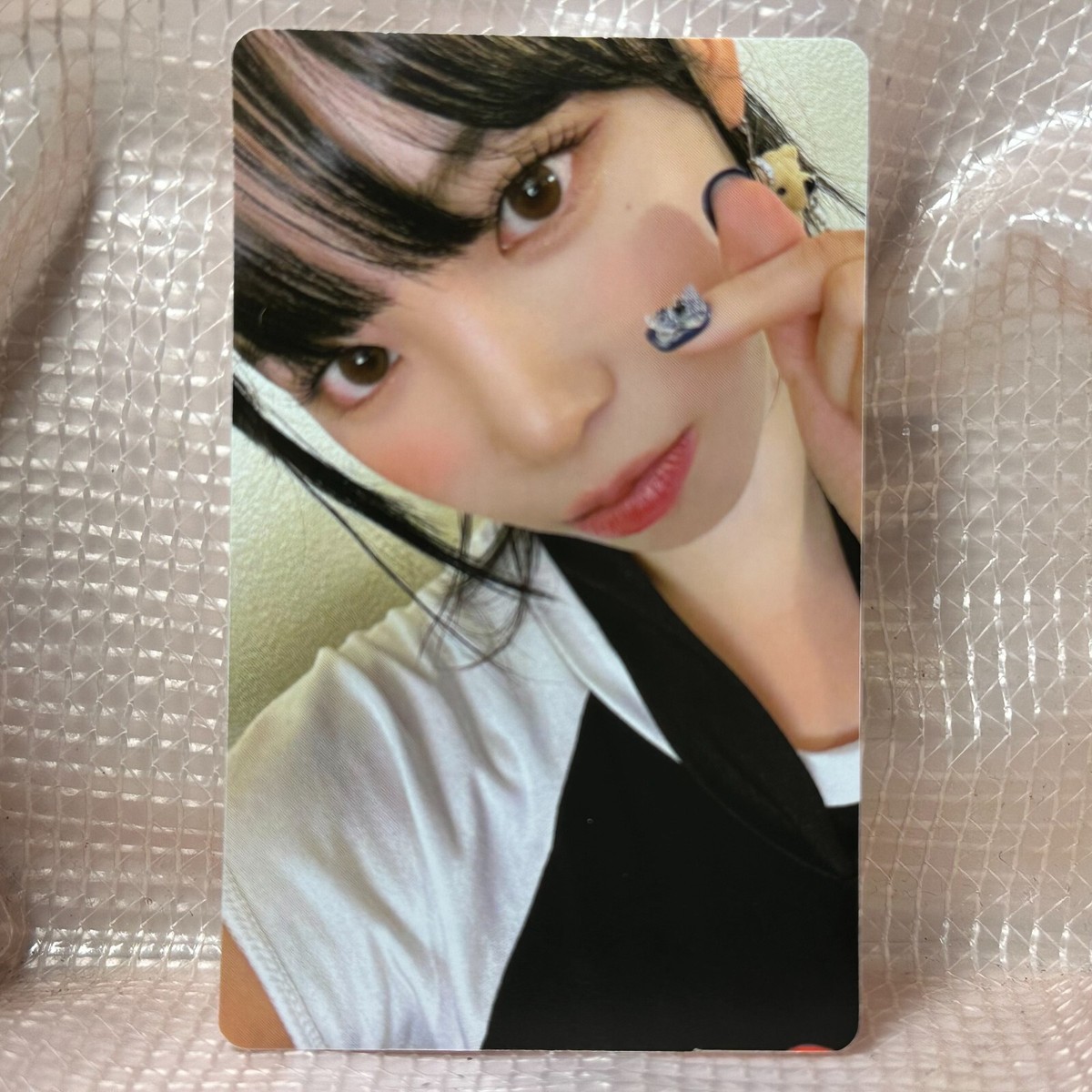 Chaewon Official Powerstation Lucky Draw Photocard Le Sserafim