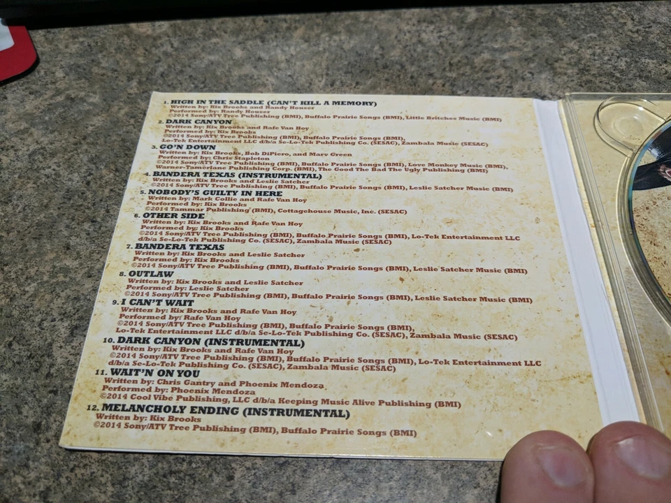 Ambush at Dark Canyon - KIX BROOKS CD, Nice Condition, Fast Shipping - Image 2 of 4